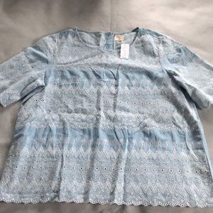 Gap chambray blouse